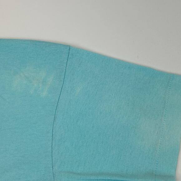 Vintage 80s Longboat Key Florida T Shirt Travel Tourist Tourism Tee Blue S Small - Picture 5 of 8